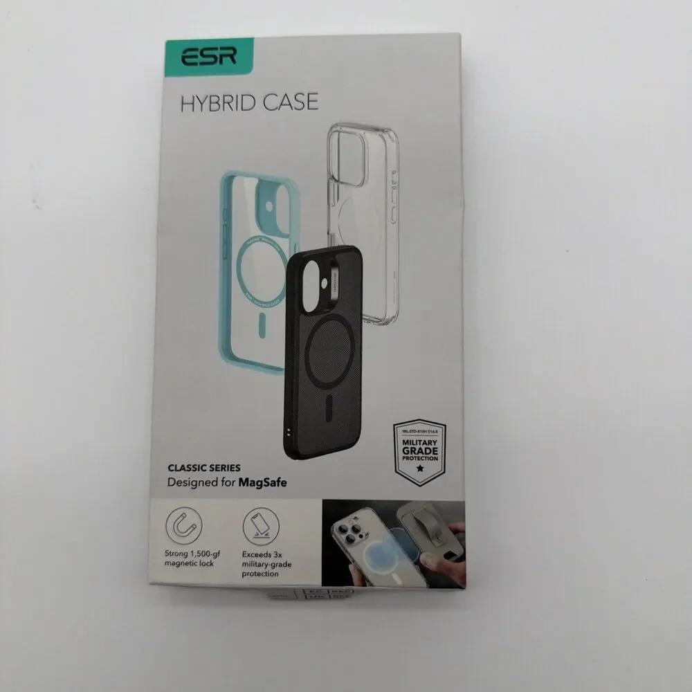 ESR Hybrid Case  iPhone 16 Pro Plus – Black, MagSafe, Military-Grade, Built-in